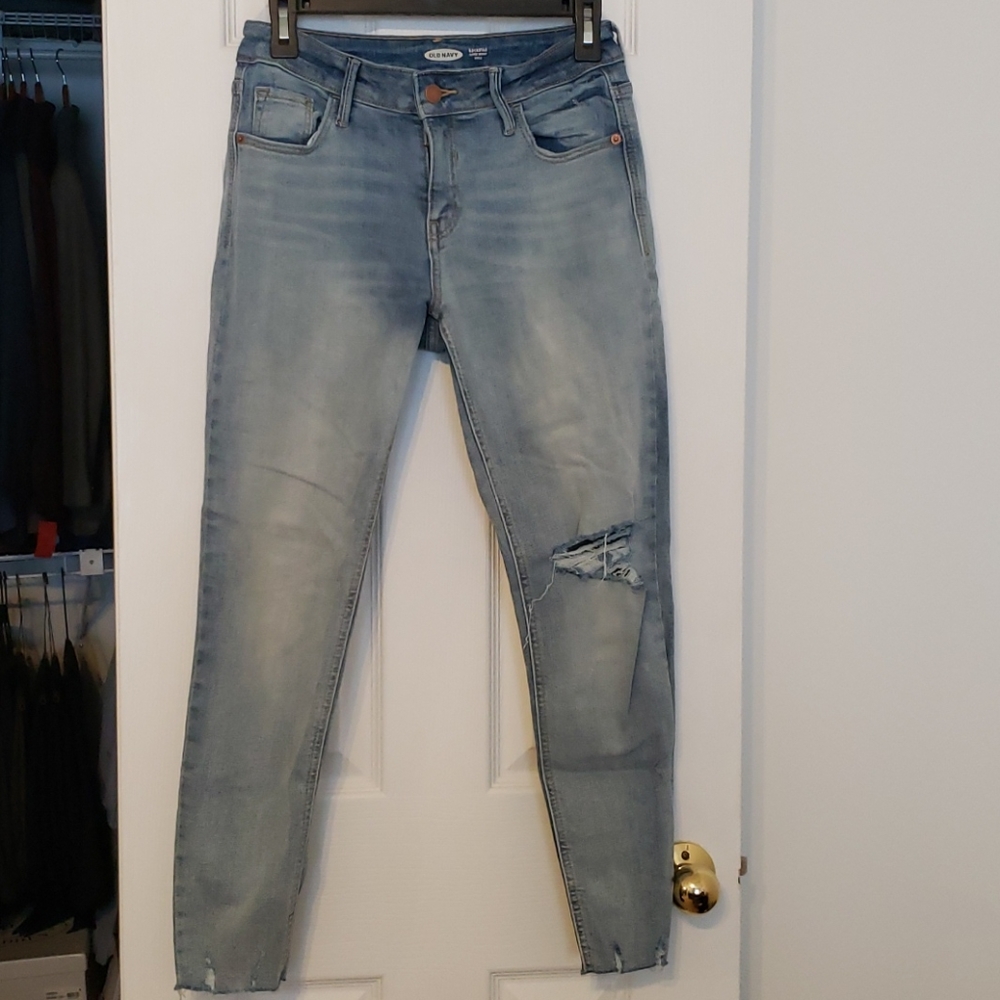 Old Navy Distressed Rockstar Jeans
